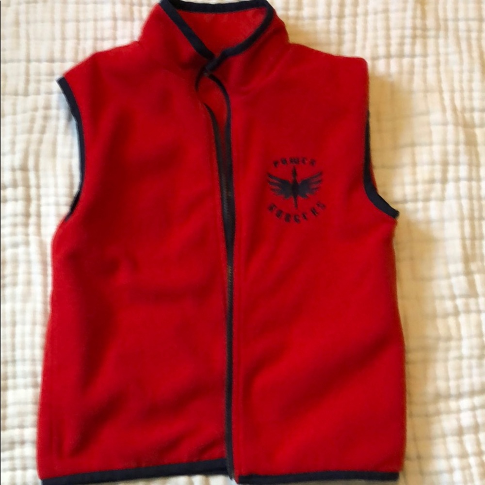 Boys Spring/Fall Reversible Power Rangers Vest